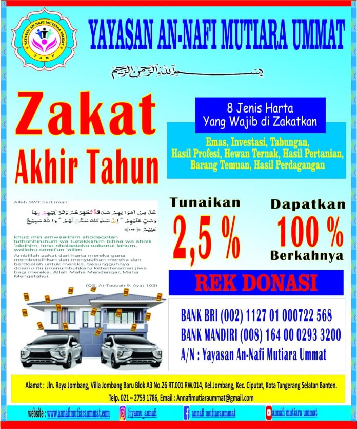 ZAKAT AKHIR TAHUN